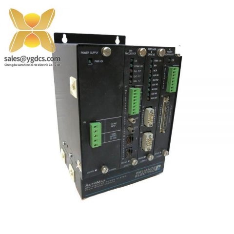 Reliance Electric 805401-3S Slot Rack Assembly with Power Supply & Processor Module