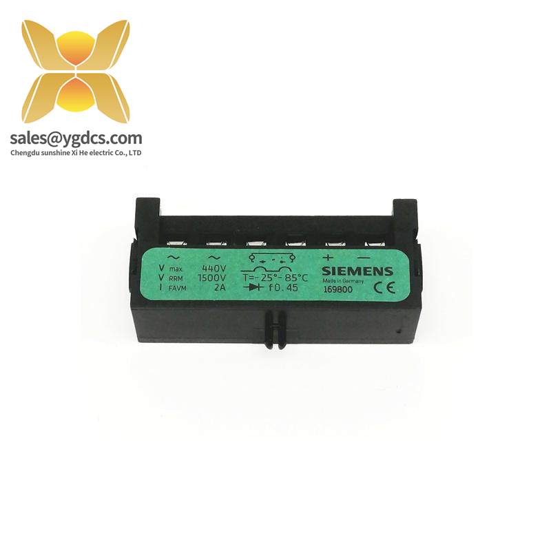 siemens_169800_rectifier_module.jpg SIEMENS 169800 Rectifier Module - High Efficiency Power Conversion Solution