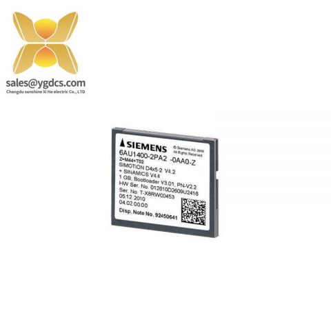 SIEMENS 6AU1400-2PA02-0AA0 | 1GB Compact Flash Card for Industrial Automation