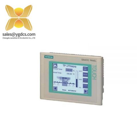 SIEMENS SIMATIC Touch Panel TP 177MICRO, 6AV6640-0CA11-0AX1, for S7-200, Blue Mode, STN Display, Configurable with WinCC Flexible