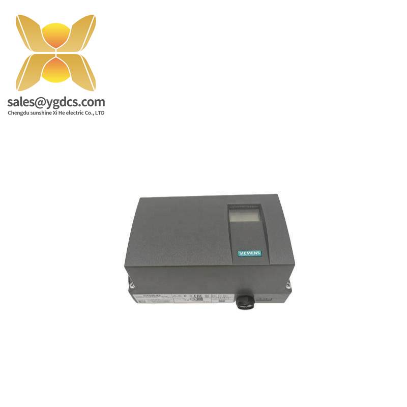 siemens_6dr5010-0eg00-0aa0_electropneumatic_positioner.jpg SIEMENS 6DR5010-0EG00-0AA0: Precision Control for Industry, Advanced Electropneumatic Positioner