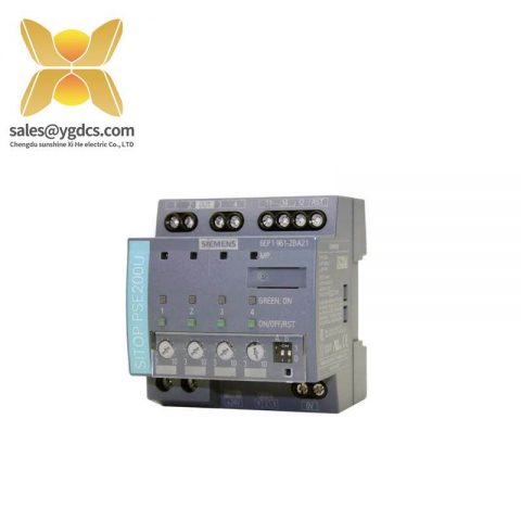 SIEMENS 6EP1961-2BA21 Selectivity Module: Industry Grade Advanced Power Supply