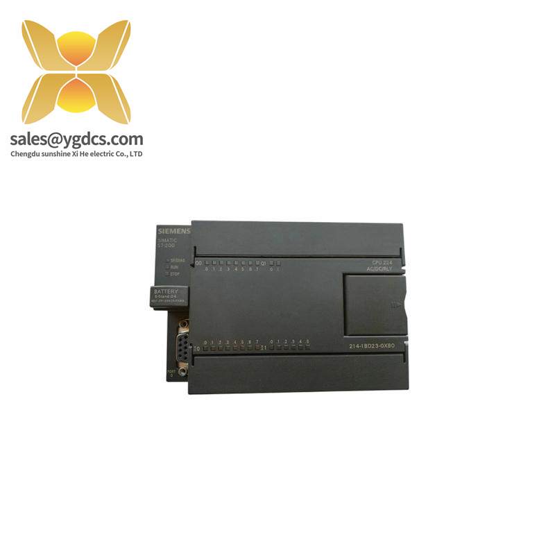 siemens_6es7214-1bd23-0xb0_plc_module.jpg SIEMENS 6ES7214-1BD23-0XB0 PLC MODULE: Advanced Control Solution for Industrial Automation