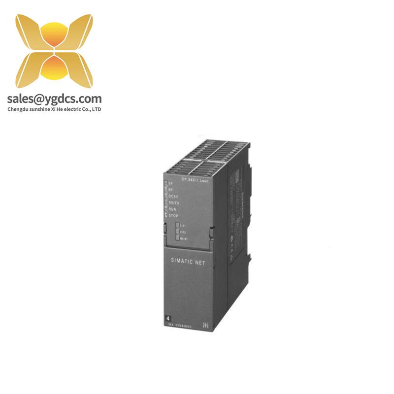 siemens_6es7343-1cx10-0xe0_cp_343-1_lean_communication_processor.jpg SIEMENS 6ES7343-1CX10-0XE0: Compact Ethernet Communication Processor for S7-300 Systems