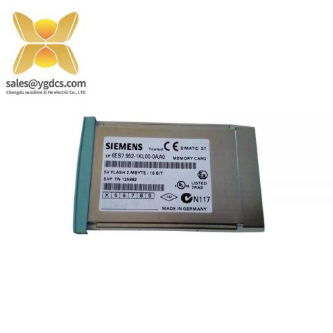 SIEMENS 6ES7952-1KL00-0AA0 Memory Card: Industrial Control Module