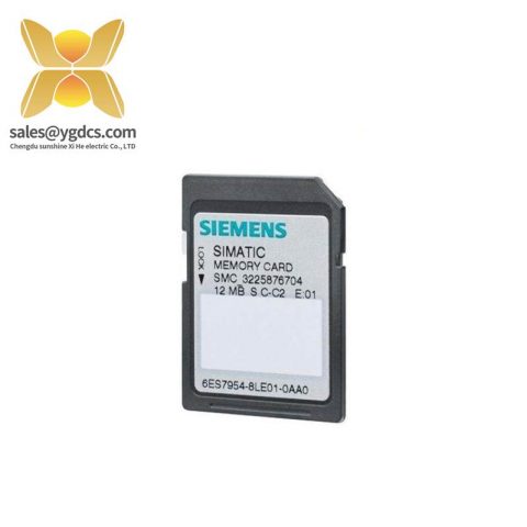 SIEMENS 6ES7954-8LE03-0AA0 Memory Card for Industrial Control Systems