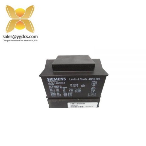 SIEMENS AGG5.220 - Power Transformer for LMV5 System