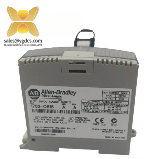 1762-ob16_micrologix_digital_output_module.png Allen Bradley 1762-OB16 MicroLogix Digital Output Module - Efficient Control Solution