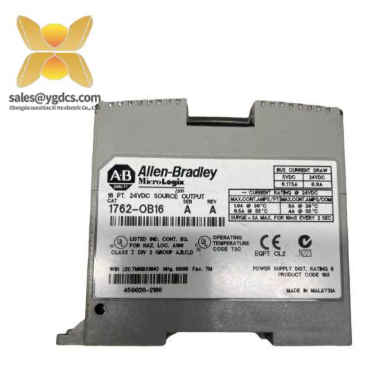 1762-ob16_micrologix_digital_output_module_1.jpg Allen Bradley 1762-OB16 MicroLogix Digital Output Module - Efficient Control Solution