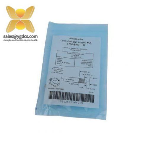 Allen-Bradley 1786-BNC/B ControlNet Media Coaxial BNC Connector, for Industrial Automation Solutions