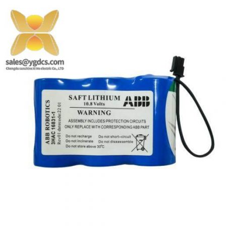 ABB 3HAC16831-1 10.8V, 3HAC13150-1 Battery Pack, High-Efficiency Power Source for Industrial Control Systems