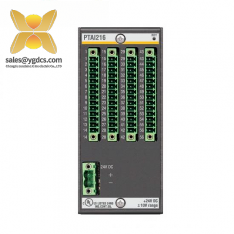 Bachmann PTAI1216 Temperature Input Module - High-precision Analog Input for Industrial Control Systems