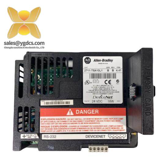 2711-t5a10l1_panelview_550_monochrome_terminal_5_5-inch_1.jpg Allen-Bradley 2711-T5A10L1 PanelView 550 Monochrome Terminal, 5.5-inch Touchscreen Display