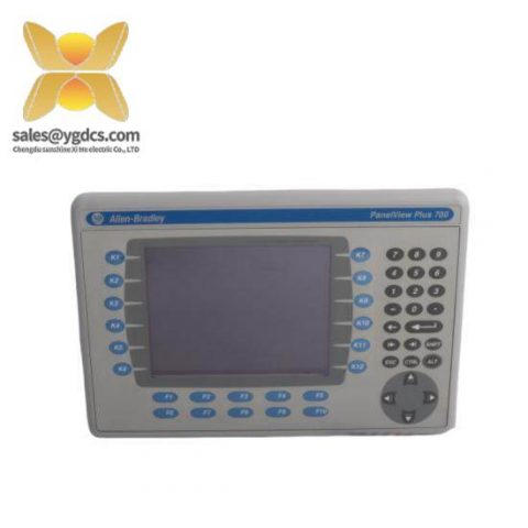 GE 2711P-B7C4D1 PanelView Plus 700 Keypad/Touch/Enet/RS232, 64MB, DC Control System