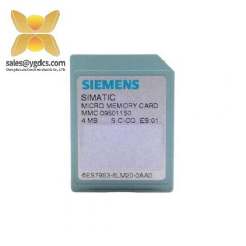 SIEMENS 6ES7953-8LM20-0AA0 Micro Memory Card for Automation Control