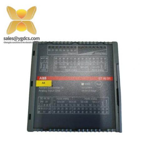 ABB PLC 07AI91: Analog Input Module for Industrial Automation, 152 Characters