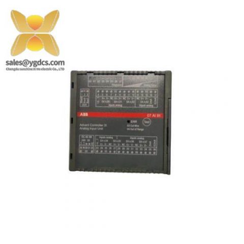 ABB GJR5251600R0202 07AI91 Analog I/O Module for Industrial Automation