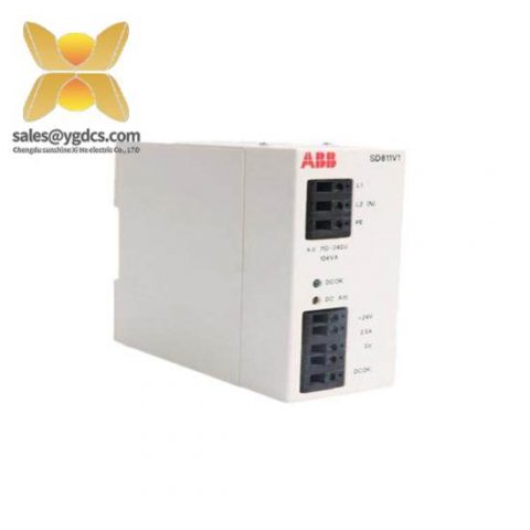ABB SD811v1 - Power Supply Module, Enhancing Industrial Control Efficiency