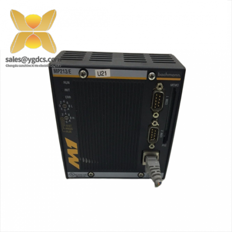 Bachmann MP213/E CPU Module - Advanced Control Solution for Industrial Automation