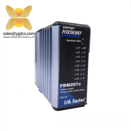 foxboro_fbm207_p0914td.png FOXBORO FBM207 P0914TD - High-Performance Control Module for Industrial Automation
