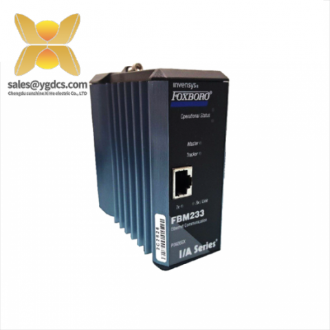 FOXBORO FBM233 Control Module for Industrial Automation