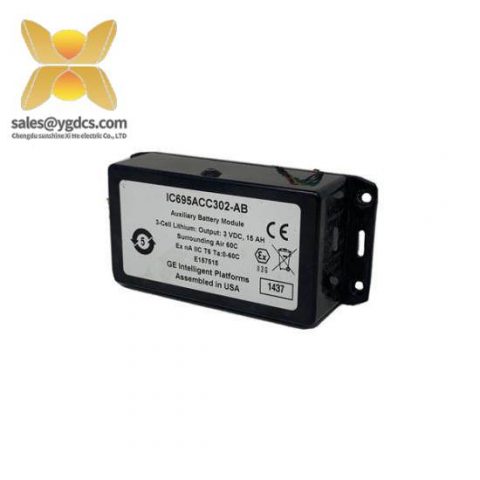 GE FANUC IC695ACC302AB - High-Performance Battery Module