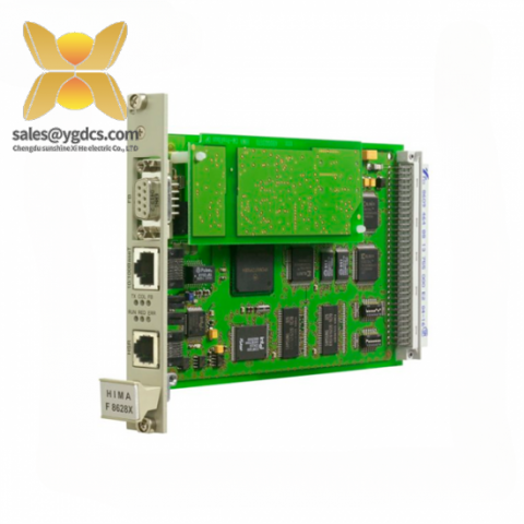 HIMA F8628 Communication Module, High-Speed Ethernet Interface for Industrial Automation
