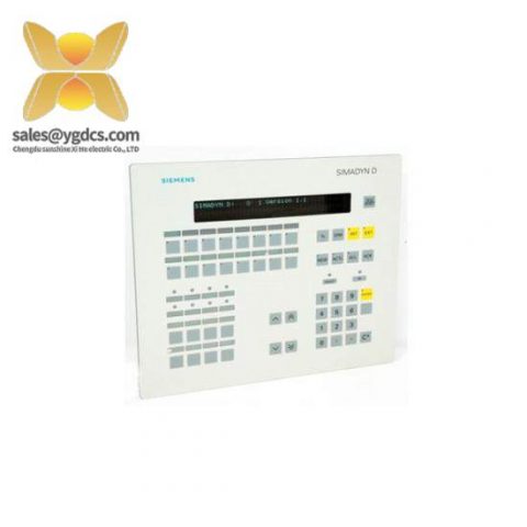 Siemens Operator Panel 6DD1670-0AF0: Advanced Control Solutions for Industrial Automation