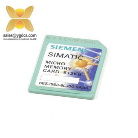 SIEMENS 6ES7953-8LJ00-0AA0 Memory Card for Industrial Control Applications