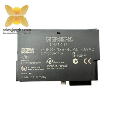 Siemens Simatic DP Power Module 6ES7 138-4CA01-0AA0 - Advanced Control Solutions for Industry