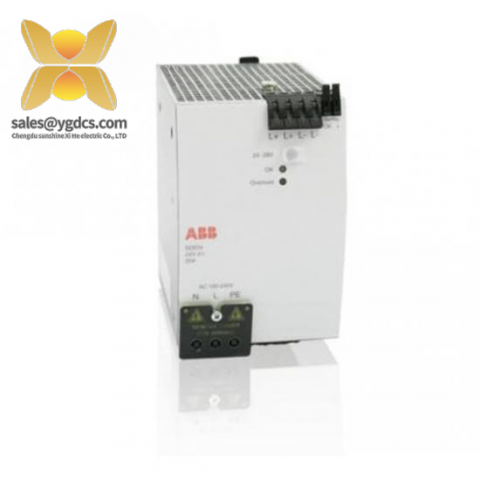 ABB SD834 3BSC610067R1 DCS Module - High-Precision Control for Industrial Automation