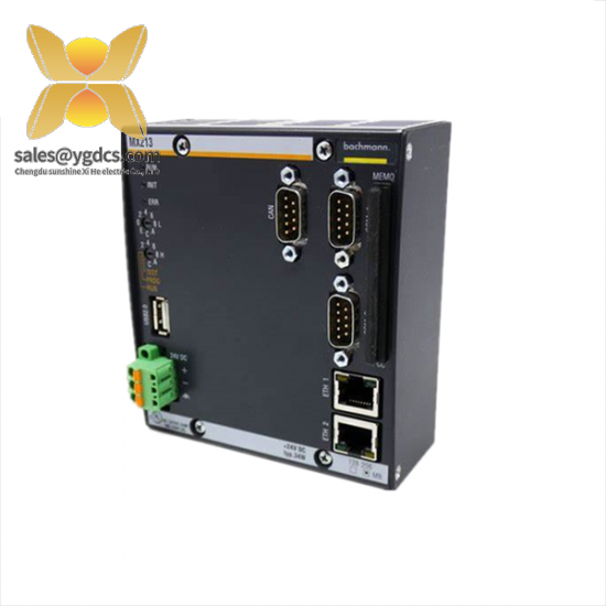 bachmann_mx213_cpu_module.png Bachmann MX213 PLC CPU Module, Advanced Control Solution