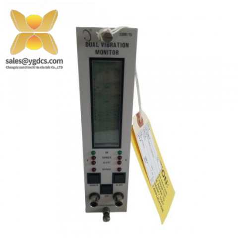 Bently Nevada 3300/15 Dual Vibration Monitor Module: Precision Control for Industrial Automation