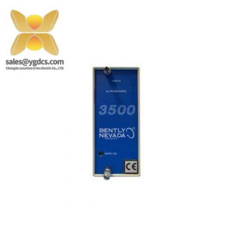 Bently Nevada 3500/15-02-02-01 Power Supply: Advanced Control System Module