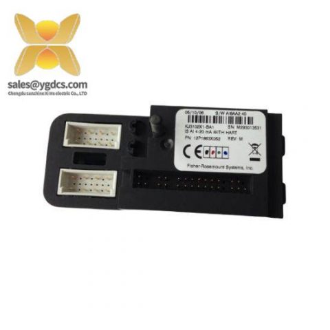 Emerson CE4003S6B1 Analog Input Module - High-Performance Sensor Interface for Industrial Control Systems