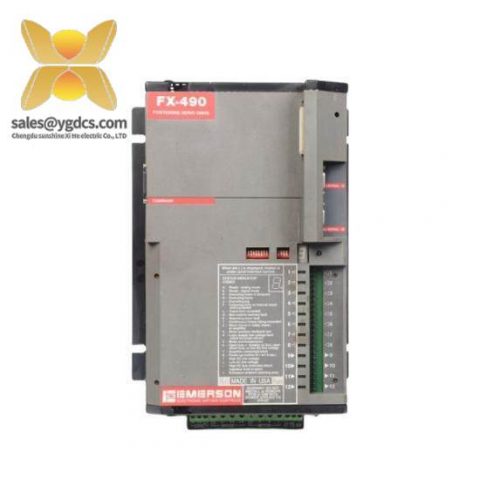 Emerson DeltaV FX490 Servo Drive - Precision Control for Industrial Automation