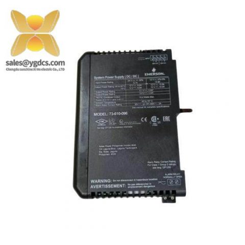 Emerson DeltaV KJ1501X1-BC3 Power Supply - Industrial Control Module