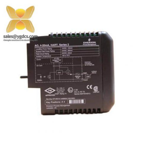 Emerson DeltaV VE4005S2B1 Analog Output Card for Industrial Control