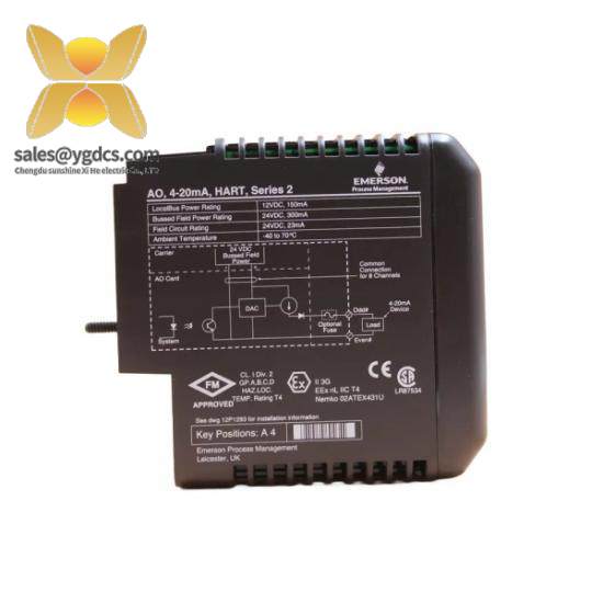 emerson_deltav_ve4005s2b1_analog_output_card.jpg Emerson DeltaV VE4005S2B1 Analog Output Card for Industrial Control