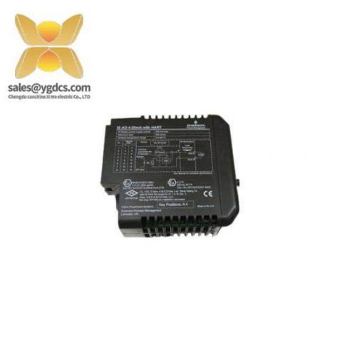 EMERSON KJ3102X1-BE1 | 12P2703X052 | HART 8 Channel Module