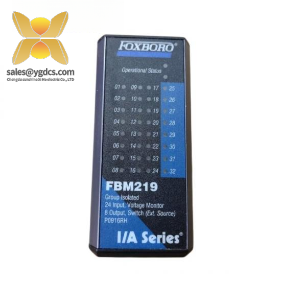 foxboro_fbm219_rh916rh.png FOXBORO FBM219 RH916RH - High-Performance Control Module for Industrial Automation Systems