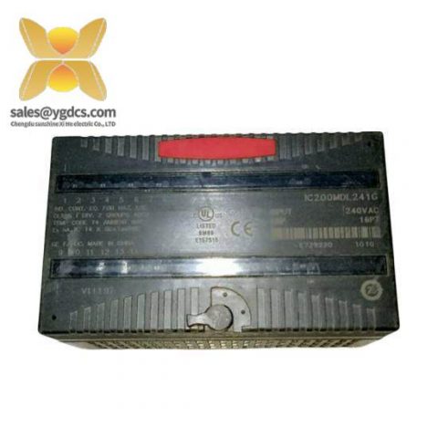 GE FANUC IC200MDL241 Discrete Input Module, Advanced I/O Solution for Industrial Automation