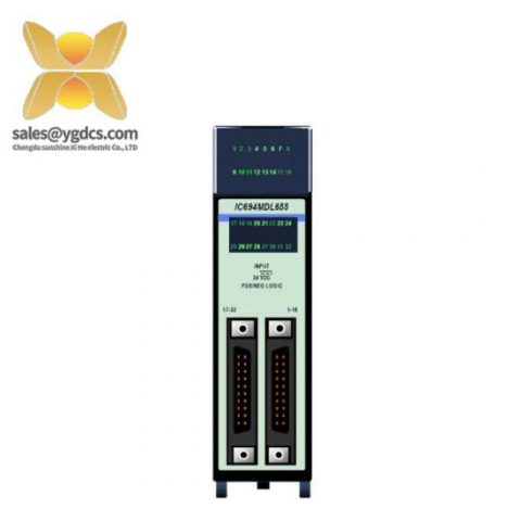 GE IC694MDL655 - Advanced PLC Module, Optimized for Industrial Automation
