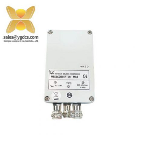 HBM MESSKONVERTER MC3: High-Precision Pressure Converter, Model Specific, Modular Category