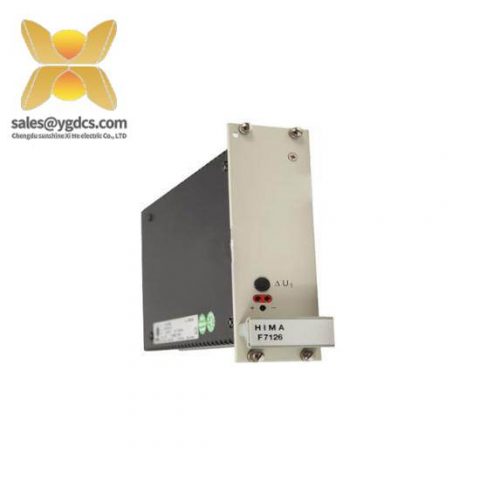 HIMA F7126 Power Supply Module, Designed for Industrial Automation Control Systems