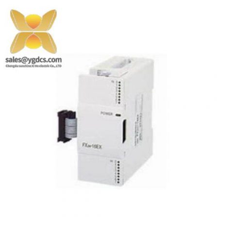 Mitsubishi FX2N-16EX-ES/UL PLC Extension Input Module, Industrial Automation Control