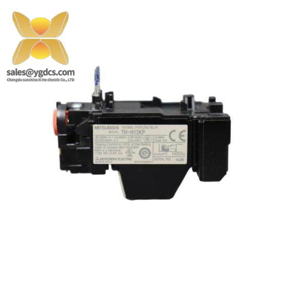 mitsubishi_th-n12kp_thermal_overload_relay.jpg Mitsubishi TH-N12KP Thermal Overload Relay, 9A, AC Rating, Safety Relay