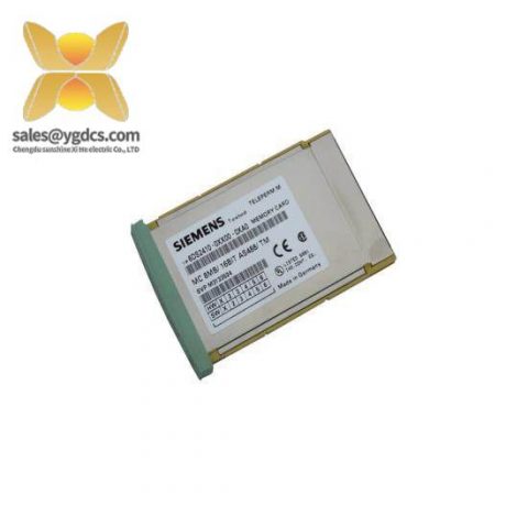 Siemens 6DS2410 Memory Card, Industrial Control Solutions