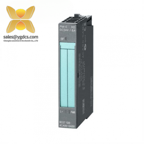 Siemens 6ES7 138-4CA50-0AB0 I/O Power Module: Precision Control in Industrial Automation