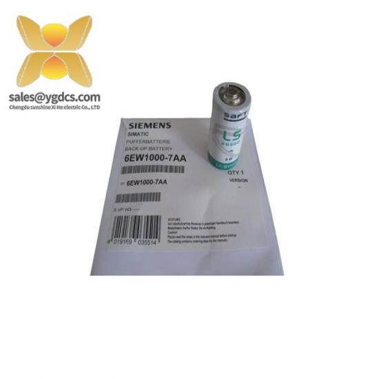 siemens_6ew1000-7aa_backup_battery_lithium_snr.jpg Siemens 6EW1000-7AA Lithium Backup Battery SNR, Industrial Automation